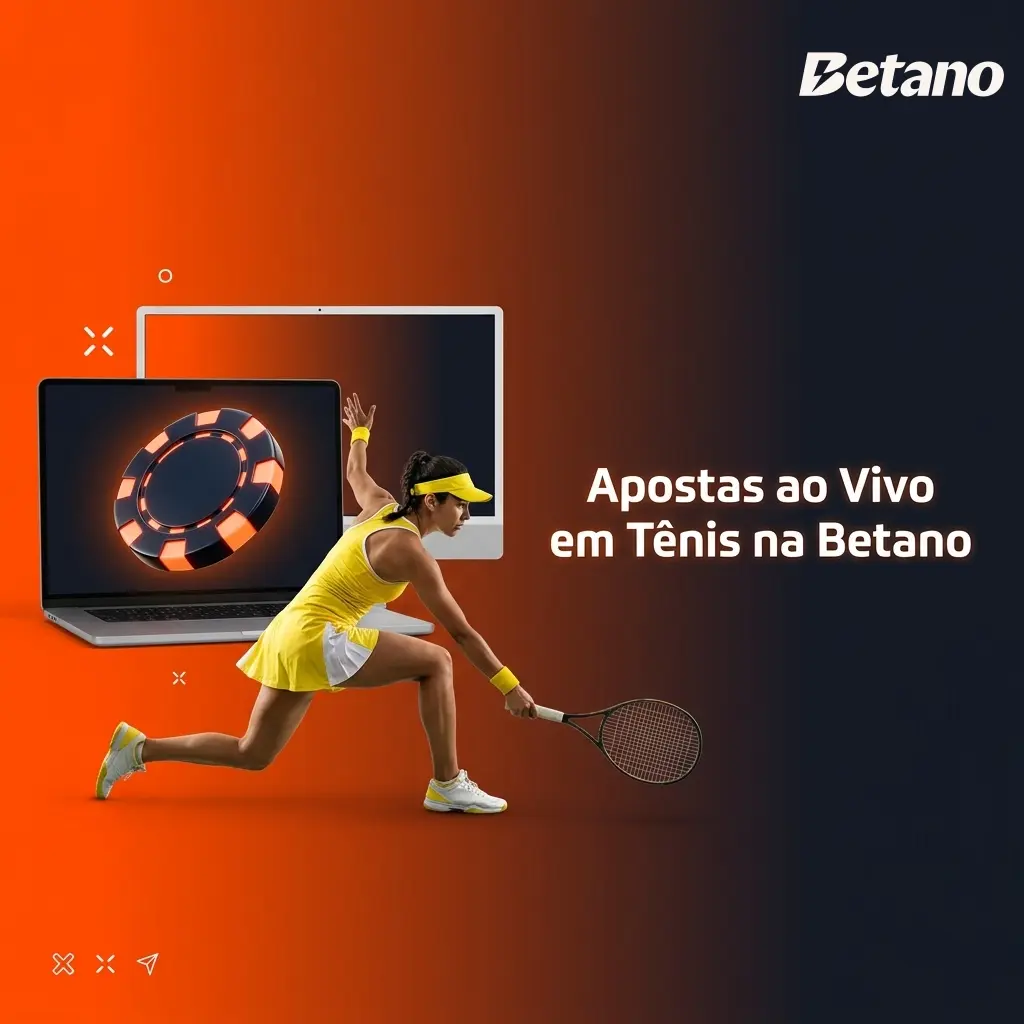 Apostas ao vivo em tênis na Betano com odds atualizadas em tempo real para ATP, WTA e Grand Slams