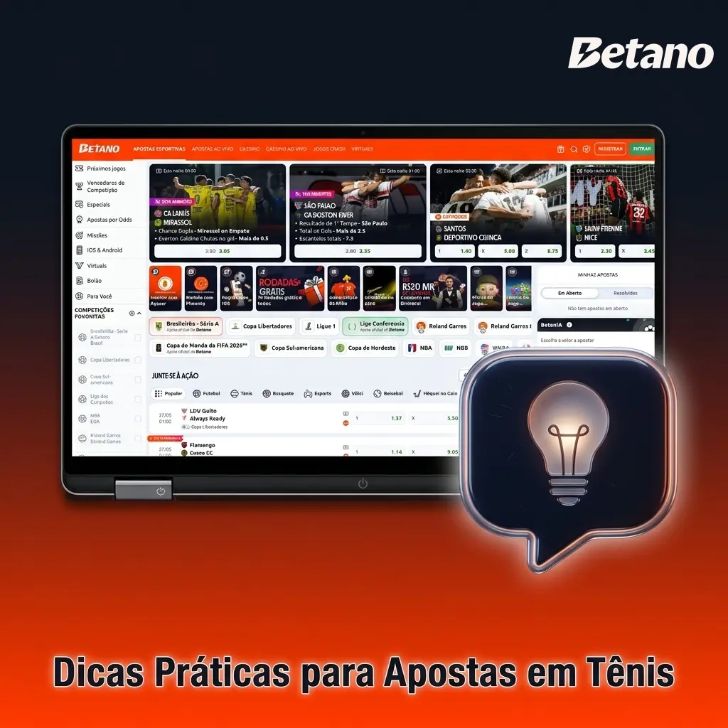Dicas práticas de apostas em tênis: análise de H2H, superfície, histórico e gestão de bankroll