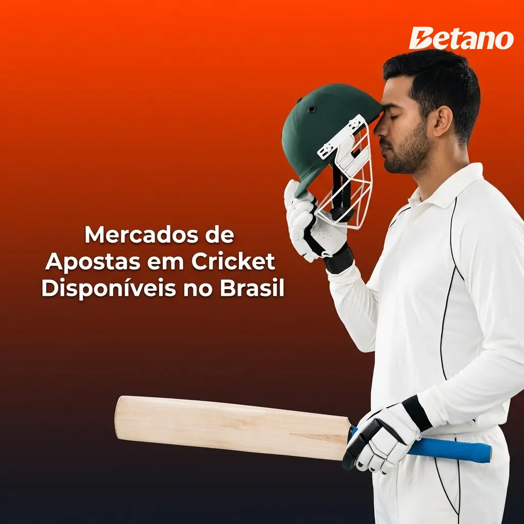 Mercados de apostas em cricket na Betano Brasil: Match Winner, Top Batsman, Over Runs e mais opções disponíveis