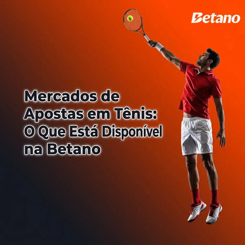Mercados de apostas em tênis na Betano: partida, sets, handicap e total de games em ATP, WTA e Grand Slams