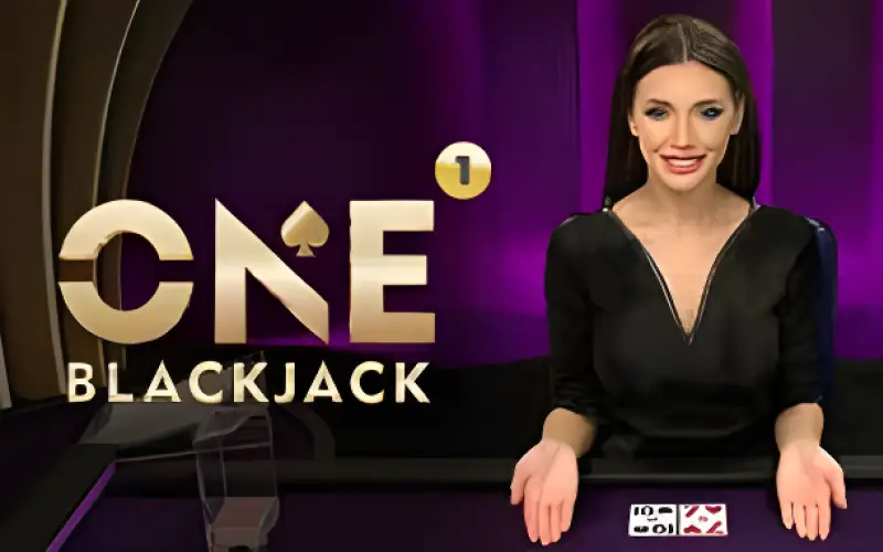 Desafie o dealer no jogo de cartas One Blackjack ao vivo na Betano.