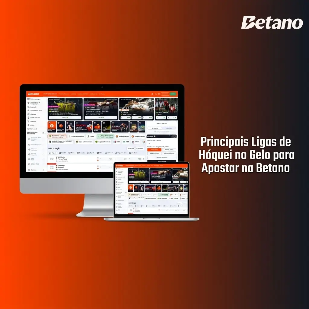 Principais ligas de hóquei no gelo para apostar na Betano: NHL, KHL, SHL e mais competições mundiais