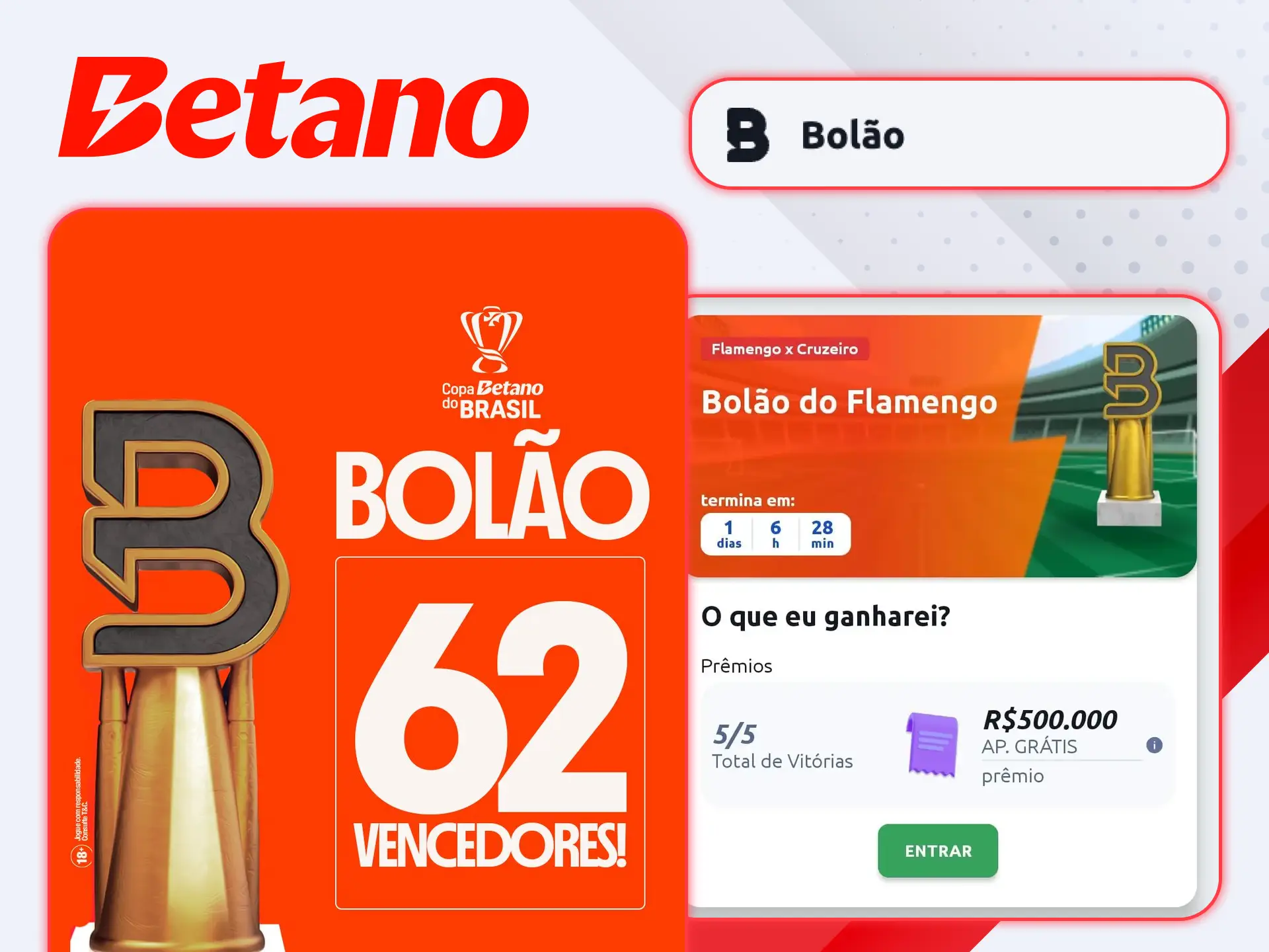 Participe do bolão Betano e faça seus palpites esportivos com precisão.