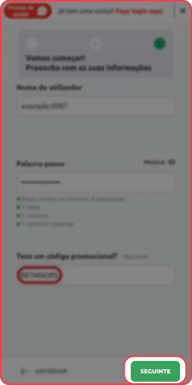 Finalize seu cadastro na Betano e aproveite seus giros gratuitos imediatamente.