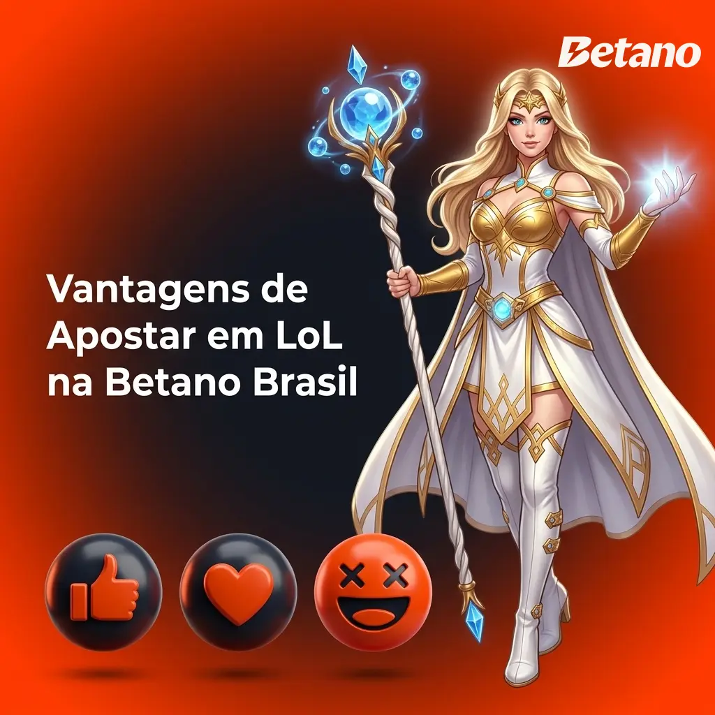 Vantagens de apostar em LoL na Betano Brasil: bônus, Pix, odds elevadas e app completo